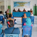 Bhabinkamtibmas Polsek Minasatene Hadiri Pembentukan Posko Desa aman Covid-19 di Tingkat Desa Panaikang
