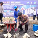 Kapolda Sulsel Letakan Batu Pertama Pembangunan Gedung Polres Barru