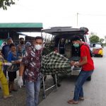 Kapolsek Minasatene Kawal Tim Kesehatan Puskesmas program Pangkep Sijagai