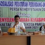 Sosialisasi Perda Nomor 5 Tahun 2020, Anggota Komisi I DPRD Yusuf Lapanna Tempat Penyimpanan Arsip Sangat Penting