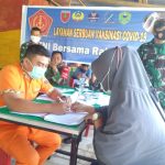Koramil 1405 -07 Tanete Rilau Melaksanakan Vaksinasi Covid 19