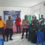 GIAT BALLA EWAKO: Kapolsek minasatene Monitoring Langsung di dampingi Wakapolsek bersama Kades, babinsa dan Bhabinkamtibmas Pelaksanaan Vaksin di panaikang