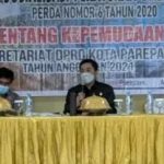Ketua Komisi II DPRD Parepare Sosialisasikan Perda Kepemudaan