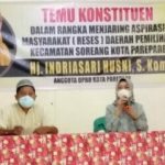 Anggota Komisi I DPRD Parepare Indriasari Husni Serap Aspirasi Warga Soreang