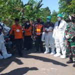 Bhabinkamtibmas Desa kabba bersama Babinsa dan Pemdes Kawal Pemakaman Jenazah Covid-19