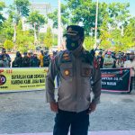 Kabag ops polres pangkep, Pimpin langsung Pam Unjuk Rasa Damai dari Karyawan PT. CITATA bungoro