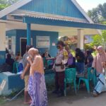 Bhabinkamtibmas Desa Kabba Polsek Minasatene Laksanakan PAM/Pengawalan Vaksinasi Tim PKM Minasatene