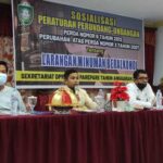 Wakil Ketua DPRD Tasming Hamid Sosialisi Tentang Larangan Minuman Beralkohol