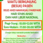 Jam Besuk di RSUD Parepare Berubah, Ini Jadwalnya