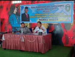 Politisi PPP Gelar Reses, Namri Nasir : Saya Akan Perjuangkan Aspirasi Masyarakat