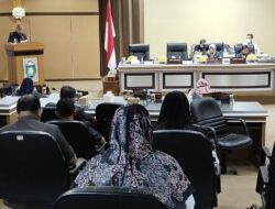 Rapat Paripurna DPRD Parepare Tentang Ranperda  Pertanggungjawaban Pelaksanaan APBD TA 2021 Tepat Waktu