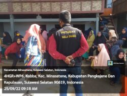 249 KK Menerima Bantuan Pangan Non Tunai, Bhabinkamtibmas desa Kabba pantau dan Kawal Penyalurannya