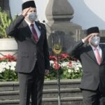 Pertama Digelar Pascapandemi, Sekda Pimpin Upacara Tingkat Setda Jabar