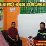 Sambangi Warga di Malam hari dengan DDS, Bhabinkamtibmas Desa Kabba Sampaikan Pesan pesan Kamtibmas