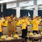 Pelantikan Golkar Maros, Taufan Pawe Sebut Airlangga Presiden Kunci Kemenangan Pemilu