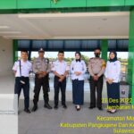 Kapolsek Minasatene di Dampingi Bhabinkamtibmas pantau dan Monitoring Percepatan Pembangunan Terminal Stasiun KAI