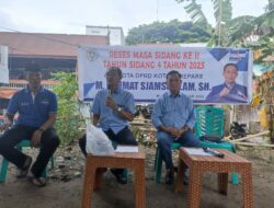 Reses Wakil Ketua DPRD Rahmat Sjamsu Alam Serap Aspirasi Masyarakat