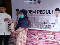 Wakil Ketua DPRD Tasming Hamid Berbagi