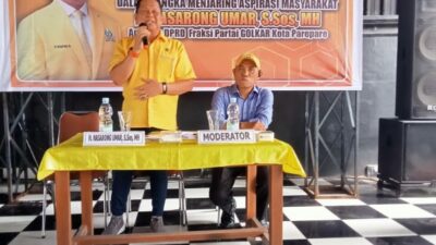 Serap Aspirasi Masyarakat Bacukiki Barat, H.Nasarong Umar, S.Sos, MH Sukses Antarkan Kota Parepare Pencapaian PAD tertinggi Se Sulsel