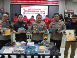 Kapolda Sulsel  Gelar  Konfrensi Pers Kasus TPPO 