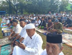 Jemaah Sholad Idul Adha Padati Lapangan Sumpang Minangae Parepare