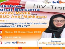 Komite Medik RS Andi Makkasau Dokter Spesialis Paru Tampil Talkshow di Tv Peduli
