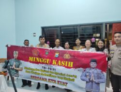 Pererat Silaturrahmi, Polda Sulsel Gelar Minggu Kasih bersama Jemaat Gereja katolik Paroki Maria Rosa Mystica Sudiang