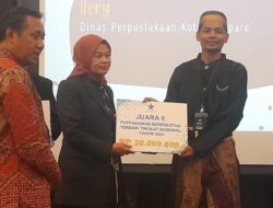 Pustakawan Pemkot Parepare Raih Penghargaan Terbaik Tingkat Nasional