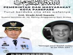 Siradz Andi Sapada, Mantan Wakil Ketua DPRD Berpulang, Pj Wali Kota Sampaikan Belasungkawa   