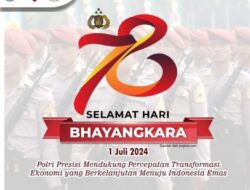 Manajemen RS Andi Makkasau Ucapkan Selamat Hari Bhayangkara ke-78, “Polri Presisi Menuju Indonesia Emas”