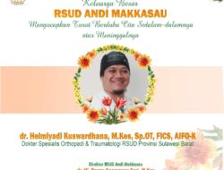 RS Andi Makkasau Kota Parepare Sampaikan Belasungkawa atas Wafatnya dr. Helmiyadi Kuswardhana