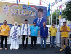 Deklarasi ERAT Bersalam Disupoort Dua Mantan Wali Kota dan Dua Anggota DPR RI Terpilih, ERAT Suarakan Tetap Rendah Hati