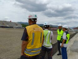 Hari Terakhir Masa Jabatan , Rahmat Sjamsu Alam Tinjau Progres Revonasi Stadion Gelora BJ. Habibie