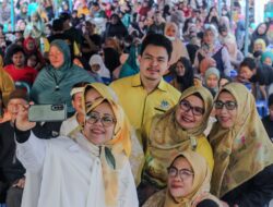 Erat-Bersalam Disambut Meriah, Emak-emak Pacekke Dominasi Dukungan Penuh Semangat