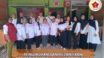 Pengurus DPC Barisan Republik (BR) Se-Kota Parepare Terima Mandat Tugas Dari DPD