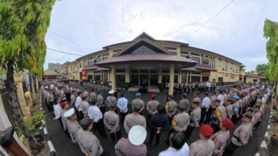 Polres Parepare Siap Amankan Jalannya Pemungutan Suara Pilkada 2024, Kapolres Parepare Sebar 199 Personel di 22 Kelurahan.