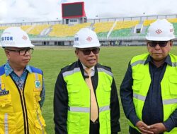 Taufan Pawe Tinjau Progres Renovasi Stadion Gelora BJ Habibie, Optimis Digunakan Februari 2025