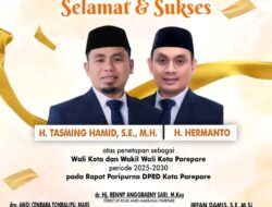 RSUD Andi Makkasau Mengucapkan Selamat Atas Penetapan Walikota Terpilih 2025-2030