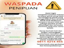 Waspada Penipuan, Ini Pesan Direktur RSUD Andi Makkasau