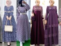 6 Baju Gamis Terbaik Untuk Lebaran