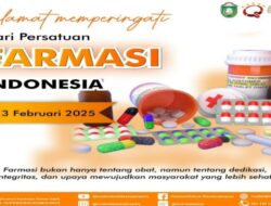 Manajemen RSUD Andi Makksasau Mengucapkan Selamat Hari Persatuan Farmasi Indonesia