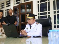 Wali Kota Parepare Tasmin Hamid Ikuti Upacara Hari Otonomi Daerah Secara Virtual