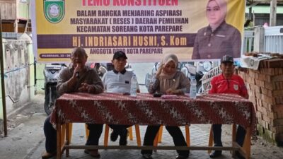 Serap Aspirasi Masyarakat,Hj Indriasari Husni Gelar Temu Konstituen