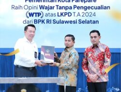 Pemkot Parepare Kembali Raih Opini WTP, Bukti Transparansi dan Akuntabilitas Keuangan Daerah