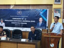 Dibuka Kadis Kominfo, M Nur Terpilih Aklamasi pada Konferensi PWI Pinrang 2025-2028