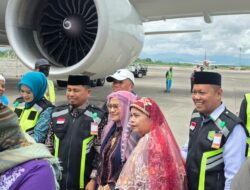 Wali Kota ParepareTasming Hamid Jemput Jamaah Haji Parepare di Asrama Haji Makassar