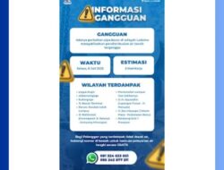 PAM Tirta Karajae Mohon Maaf atas Gangguan Pelayanan Akibat Kebocoran Pipa Distribusi di Ladoma