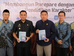 Wakil Walikota Parepare Hadiri  Bedah Buku dan Launching Buku LAPEKOM” Membangun Parepare dengan Karakter”