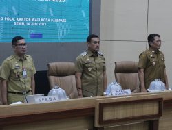 Monev Triwulan II Pembangunan Parepare, Wawali Hermanto Dorong SKPD Genjot Kinerja