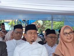 Wali Kota Tasming Hamid Hadiri Peresmian Masjid Baiturrahman Haji Lawe Zamzam Center